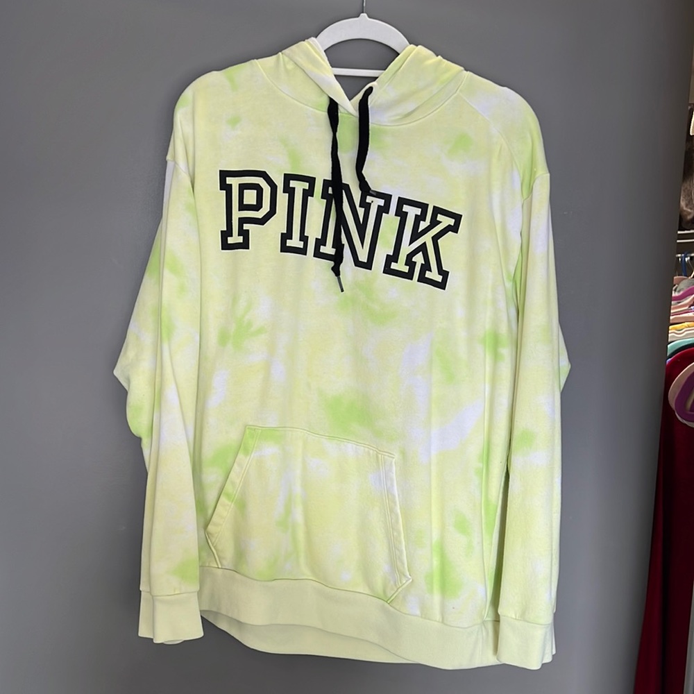 Victoria’s Secret PINK tie dye hoodie size large